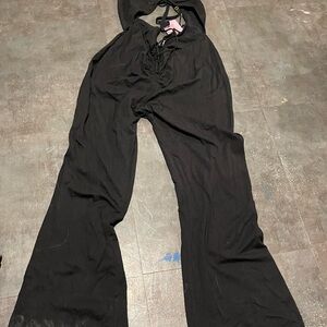 Savage X Fenty Black Jumpsuit with Wide-Leg Design and High-Waisted Fit